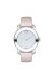 Movado Bold Damenuhr silber rosé Lederarmband