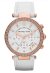 Michael Kors Parker Lady Damenuhr Chronograph roségold weiß