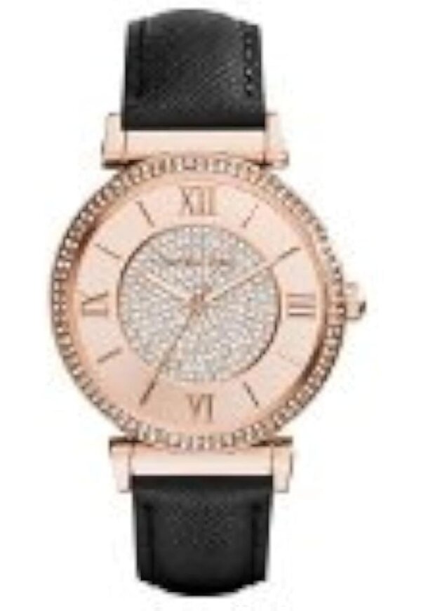 Michael Kors Catlin Lady Damenuhr roségold schwarz