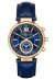 Michael Kors Sawyer Lady Damenuhr gold blau Lederarmband