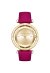 Michael Kors Averi Lady Damenuhr gold rot Lederarmband