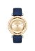 Michael Kors Averi Lady Damenuhr gold blau Lederarmband