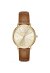 Michael Kors Jaryn Lady Damenuhr gold braun Lederarmband