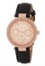 Michael Kors Parker Lady Damenuhr roségold schwarz Lederarmband