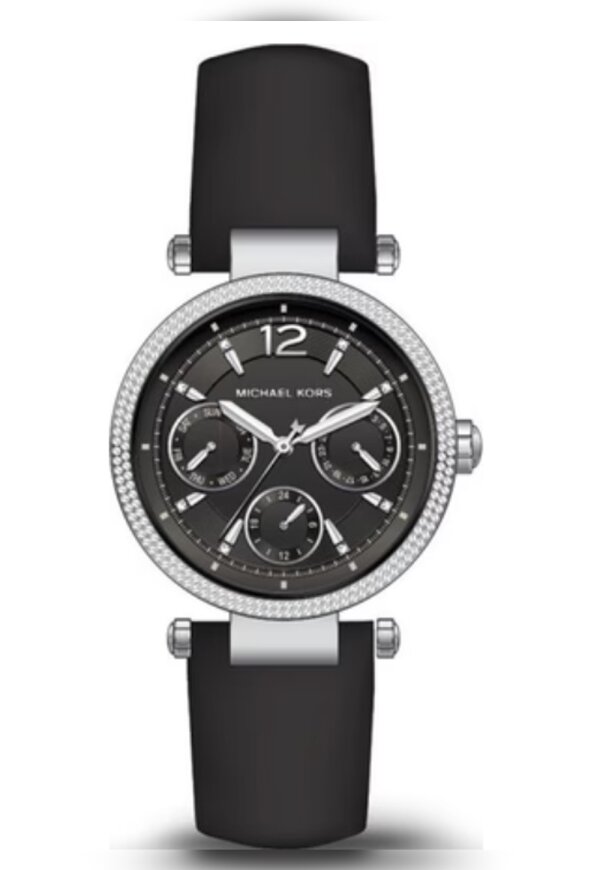 Michael Kors Laminated Black Leather Lady MK2566