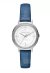 Michael Kors Cinthia Lady Damenuhr silber blau Lederarmband