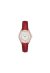 Michael Kors Lauryn Damenuhr roségold rot Lederarmband