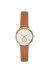 Michael Kors Portia Lady Damenuhr gold braun Lederarmband