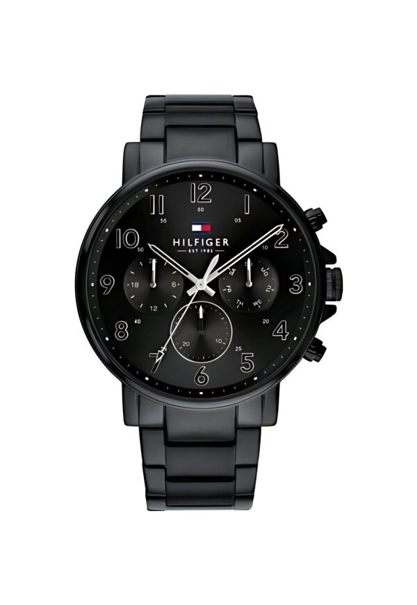 Tommy Hilfiger Daniel Armbanduhr schwarz Edelstahl