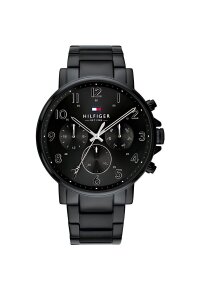 Tommy Hilfiger Daniel Armbanduhr schwarz Edelstahl