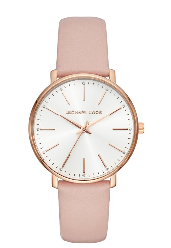 Michael Kors Pyper Lady Damenuhr roségold rosa Lederarmband