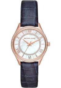 Michael Kors Lauryn Lady Damenuhr roségold blau...