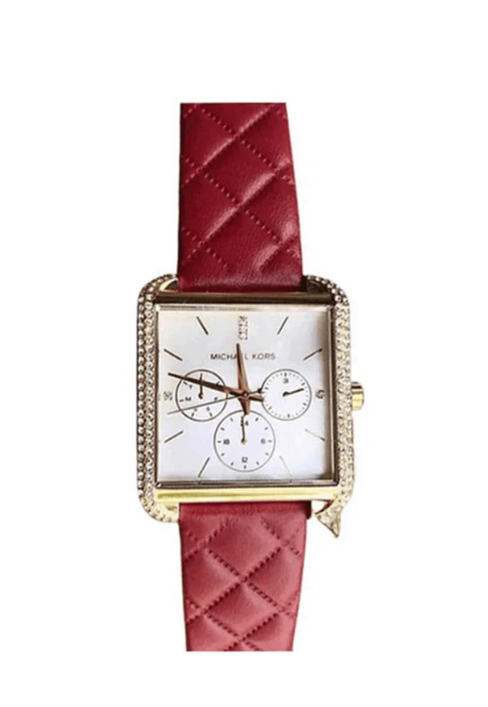 Michael Kors White Red Lady MK2770 Image