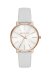 Michael Kors Pyper Lady Damenuhr roségold weiß Lederarmband