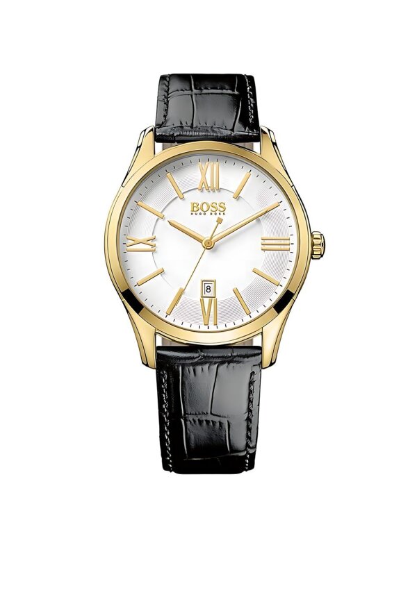 Hugo Boss Armbanduhr Classic Model HB1513020 mit Lederarmband