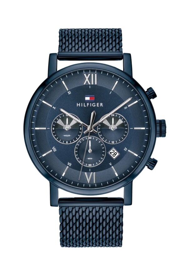 Tommy Hilfiger Evan Armbanduhr blau Edelstahl