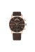 Tommy Hilfiger Kane Armbanduhr roségold braun Lederarmband