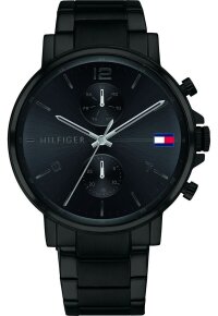 Tommy Hilfiger Daniel Herrrenuhr schwarz Edelstahl