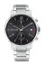 Tommy Hilfiger Daniel Armbanduhr silber schwarz Edelstahl