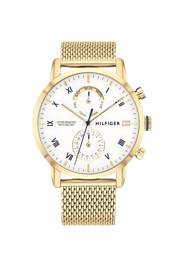 Tommy Hilfiger Kane Armbanduhr gold Edelstahl