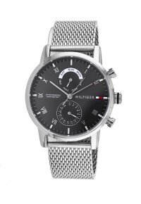 Tommy Hilfiger Kane Armbanduhr silber blau Edelstahl