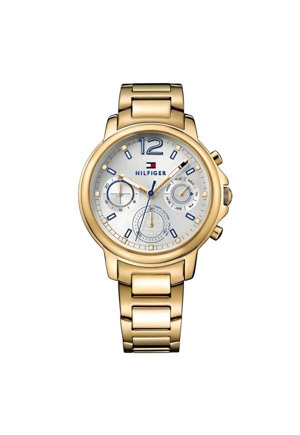 Tommy Hilfiger Claudia Damenuhr gold Edelstahl