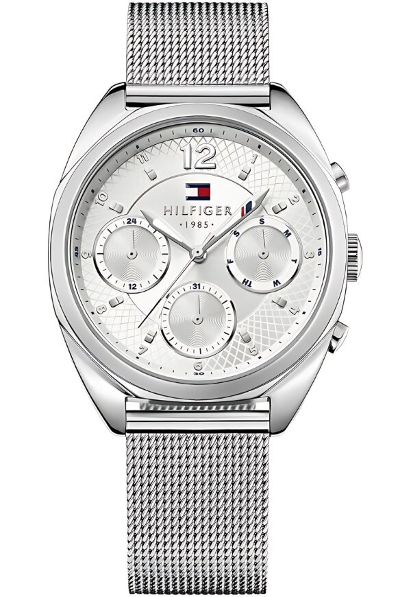 Tommy Hilfiger Mia Damenuhr Chronograph silber