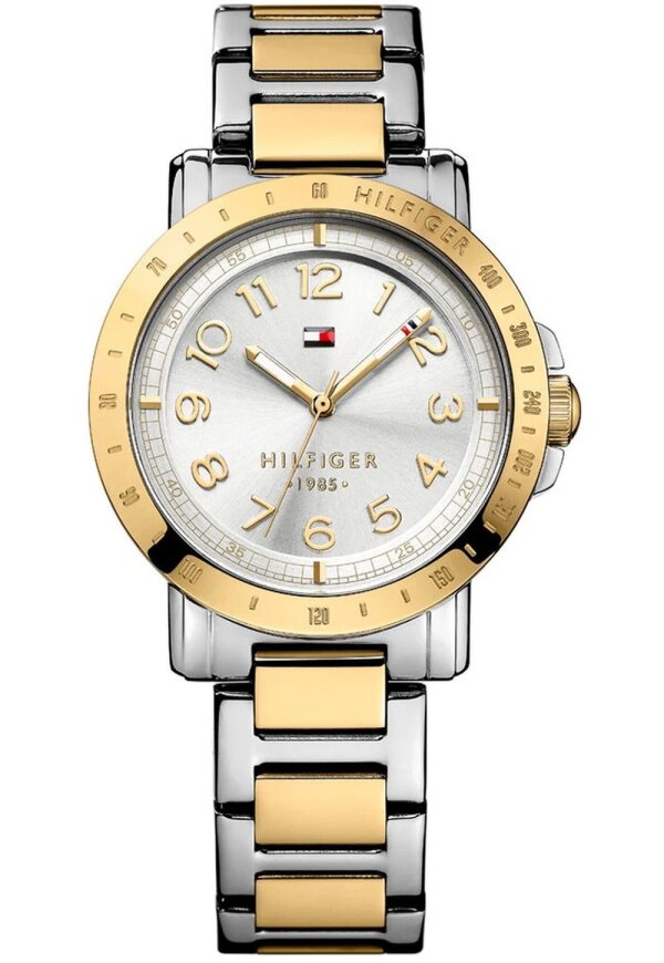 Tommy Hilfiger Damenuhr gold silber Edelstahl
