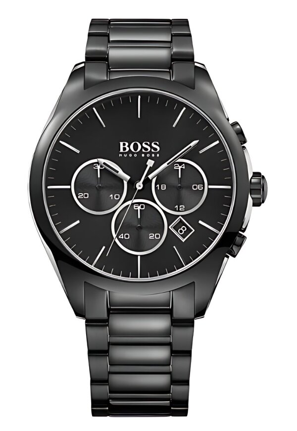 Hugo Boss Onyx Herrenuhr aus Edelstahl Model HB1513365