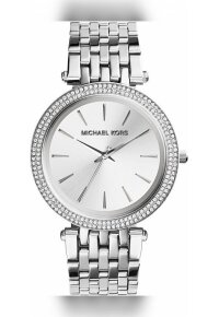 Michael Kors Damen Armbanduhr MK3190 Edelstahl Silberfarben