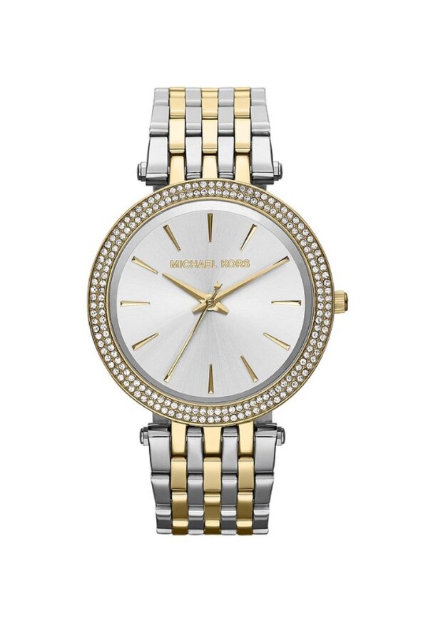 Michael Kors Darci Lady Damenuhr silber gold Edelstahl