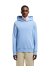 Moncler Logo Patch Cotton Hoodie Light Blue