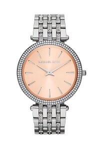 Michael Kors Darci Lady Damenuhr silber rosa Edelstahl