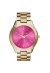 Michael Kors Slim Runway Lady Damenuhr gold pink Edelstahl