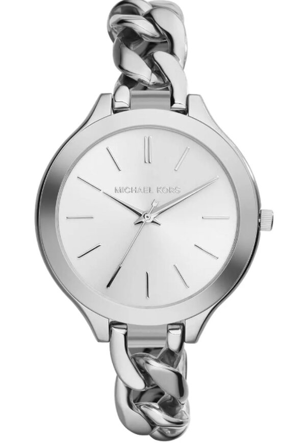 Michael Kors Slim Runway Lady Damenuhr silber Edelstahl