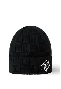 Louis Vuitton Wintermütze in schwarz mit Marque...