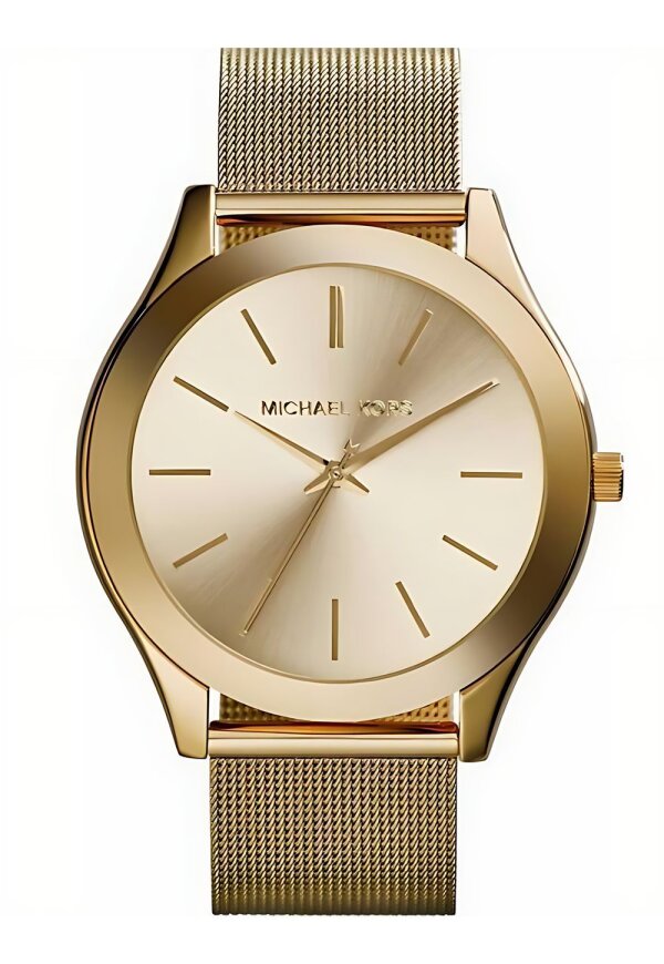 Michael Kors Slim Runway Lady Damenuhr gold Edelstahl