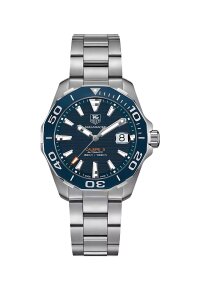 Tag Heuer Aquaracer Herrenuhr silber blau WAY211C.BA0928