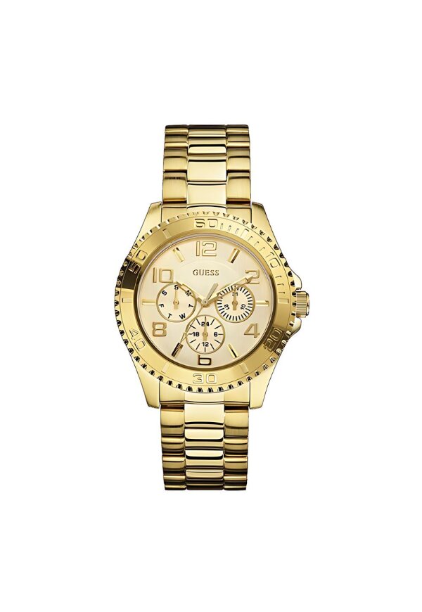 Guess  Damenuhr Chronograph gold