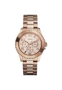 Guess Damenuhr Chronograph roségold