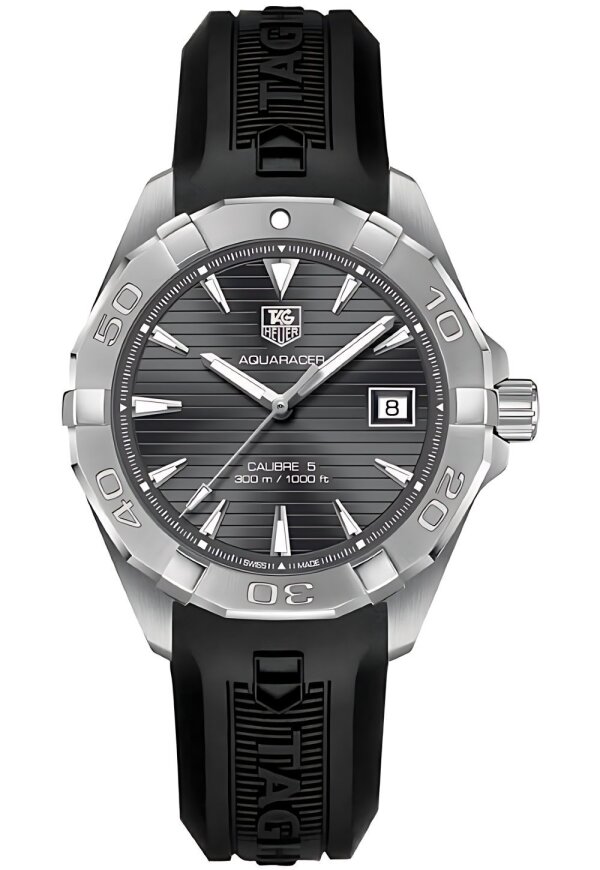 Tag Heuer Aquaracer Herrenuhr silber schwarz WAY2113.FT8021
