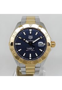 Tag Heuer Aquaracer Herrenuhr silber gold blau...
