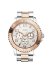 Guess Damenuhr Chronograph silber roségold