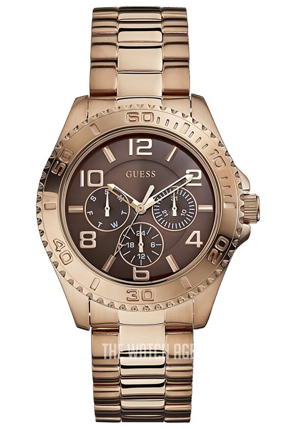 Guess Multifunction Damenuhr gold matt
