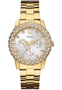 Guess Dazzler Damenuhr Chronograph gold