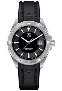 Tag Heuer Aquaracer Herrenuhr schwarz silber WAY1111.FT8021
