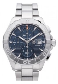Tag Heuer Aquaracer Herrenuhr silber blau CAY2112.BA0927
