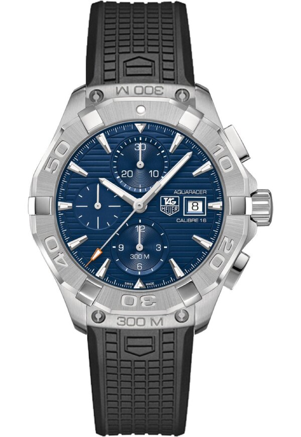 Tag Heuer Aquaracer Herrenuhr silber blau CAY2112.FT6041