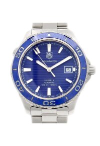 Tag Heuer Aquaracer Herrenuhr silber blau WAK2111.BA0830