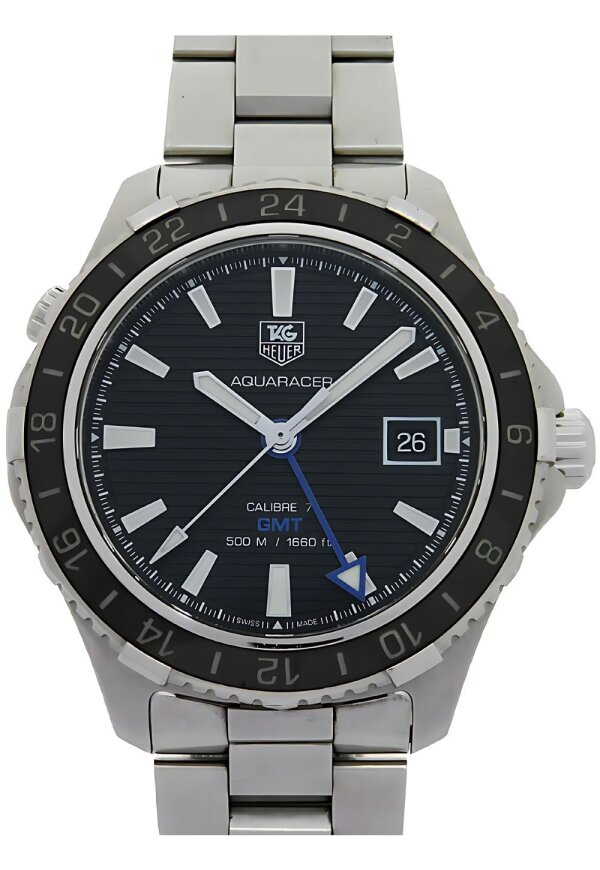 Tag Heuer Herrenuhr Aquaracer silber schwarz WAK2110.BA0830